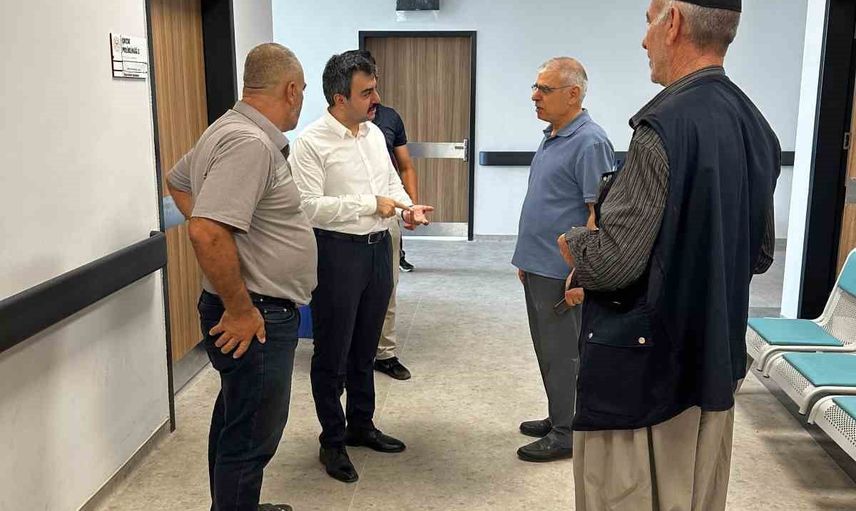 Dicle'de 60 yataklı devlet hastanesi açıldı, kaymakam yerinde inceledi