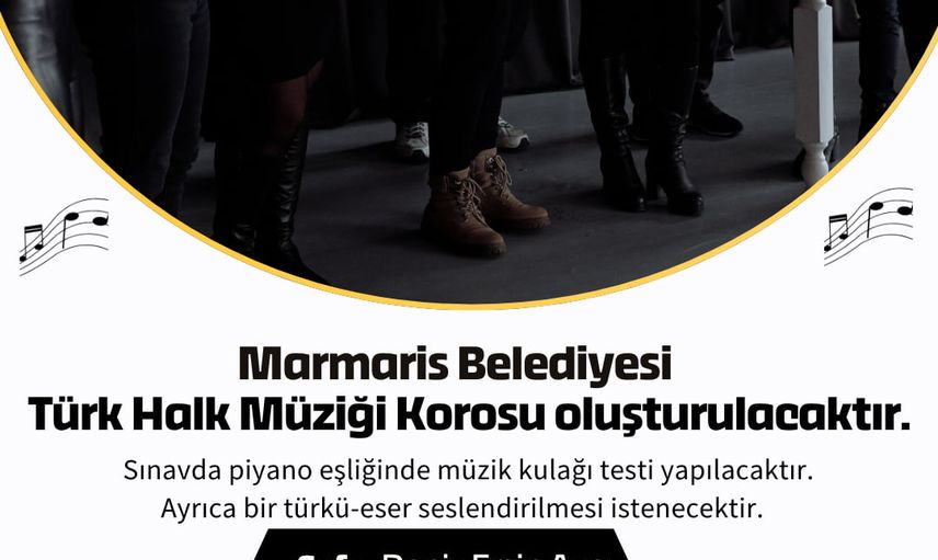 Marmaris'te Türk halk müziği korosu kuruluyor