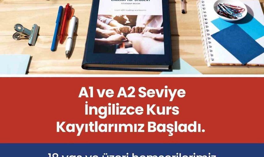 Merkezefendi’den yetişkinlere ücretsiz A1 ve A2 ingilizce kursu