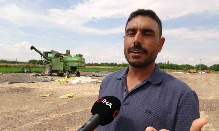 Yazıhan'da yağış verimi yükseltti: bin dönüm ayçiçeğinde hasat sürüyor