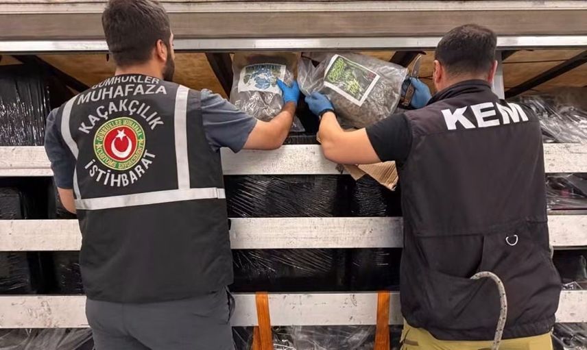 Hamzabeyli'de dedektör Atlas operasyonu: 255 pakette 287 kilo 910 gram esrar bulundu