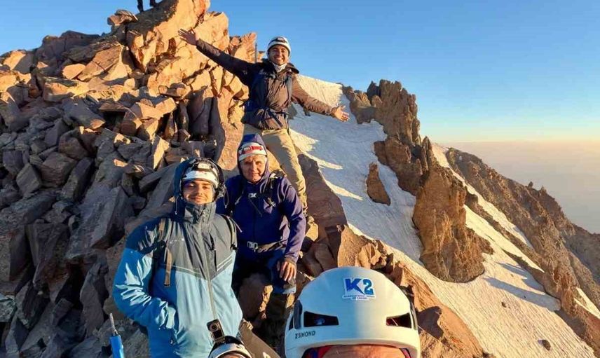 Âşık Seyrânî anısına Erciyes’e tırmanışta spor ve kültür buluşması