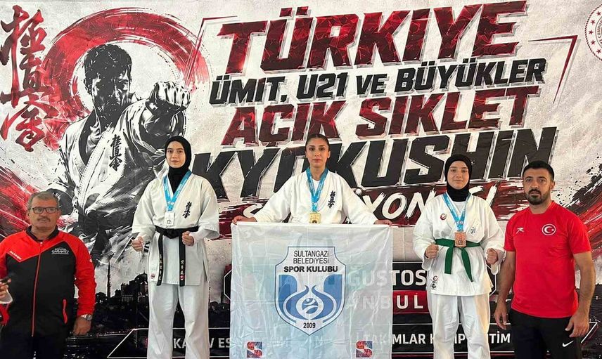 Sultangazi'den kyokushin çıkarması: on sporcudan yedi madalya