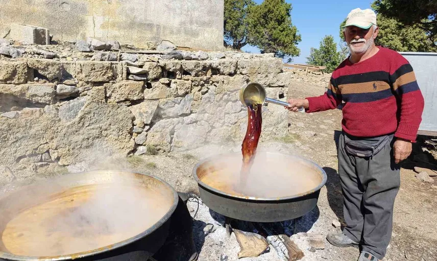 Yaylada kaynayan harnup: Taşkesiği'nde organik pekmez mesaisi