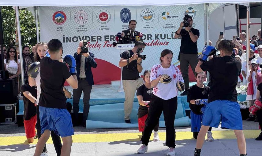Kayseri'de 74. ERVA spor okulu açıldı: çocuk suçlarında tarihsel düşüş