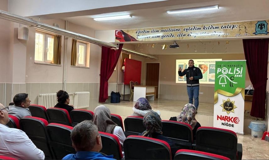 Niğde'de farklı projelerle 2 bin 92 kişiye uyuşturucu karşıtı farkındalık sağlandı