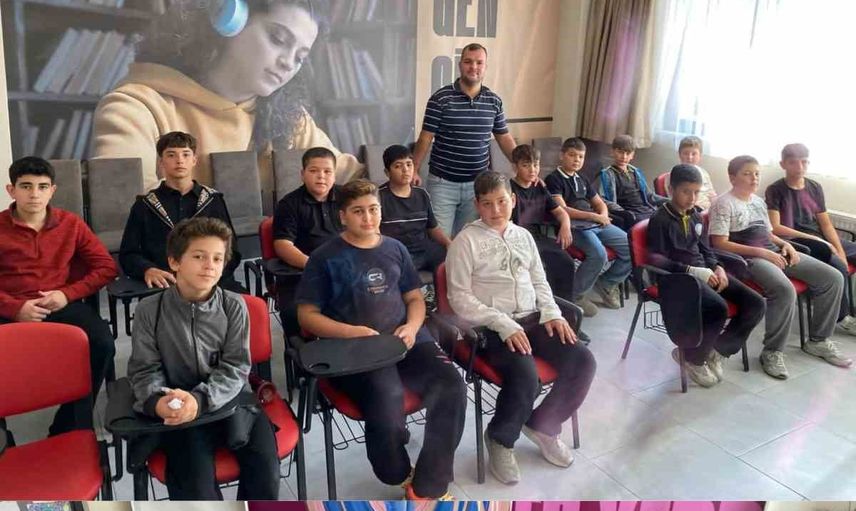Hafızlık öğrencileri Burhaniye Gençlik Merkezi'nde sanatsal bir gün geçirdi