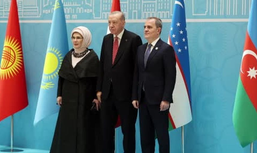 Erdoğan'dan 29 ekim ve TDT zirvesi onuruna verilen resmî yemekte birlik mesajı