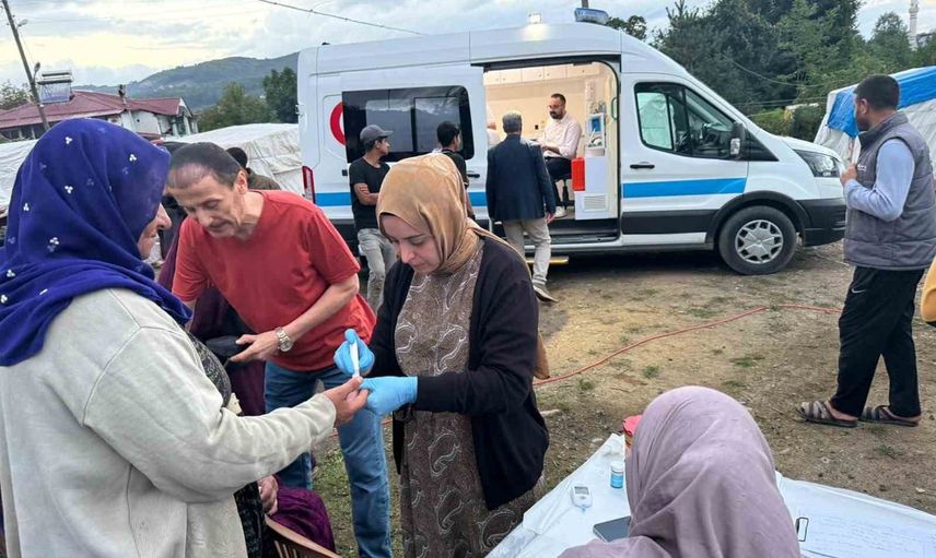 Sağlık taraması Eğridere'de mevsimlik tarım işçilerinin erişimini kolaylaştırdı