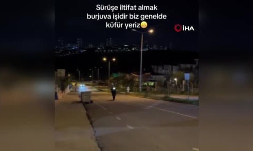 sosyal medyaya yüklediği akrobatik sürüş ehliyetine mal oldu