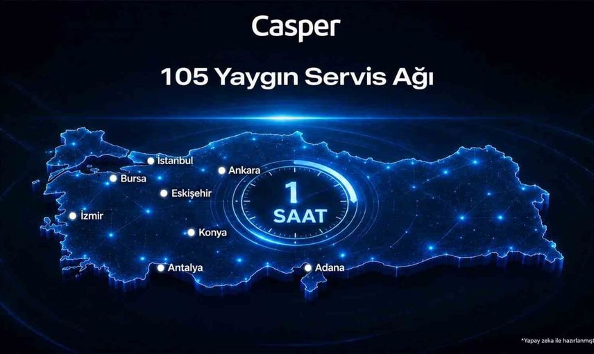 Teknik destekte hızın adı: Casper'ın 1 saatte servis ağı