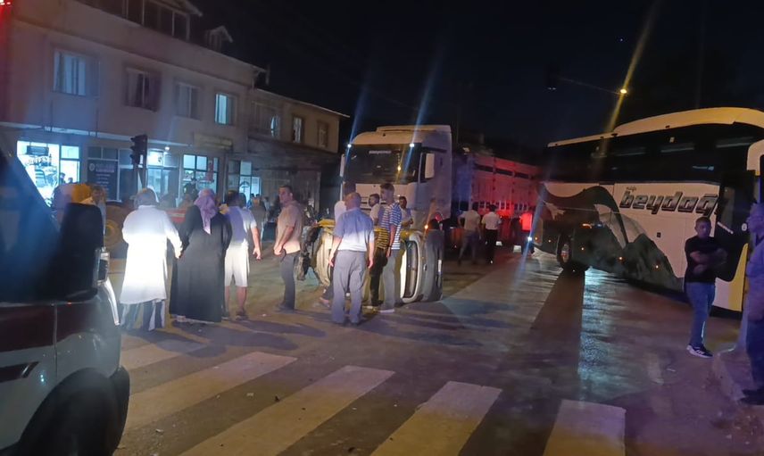 doğanşehir'de iki otomobil çarpıştı: 1 kişi yaralandı