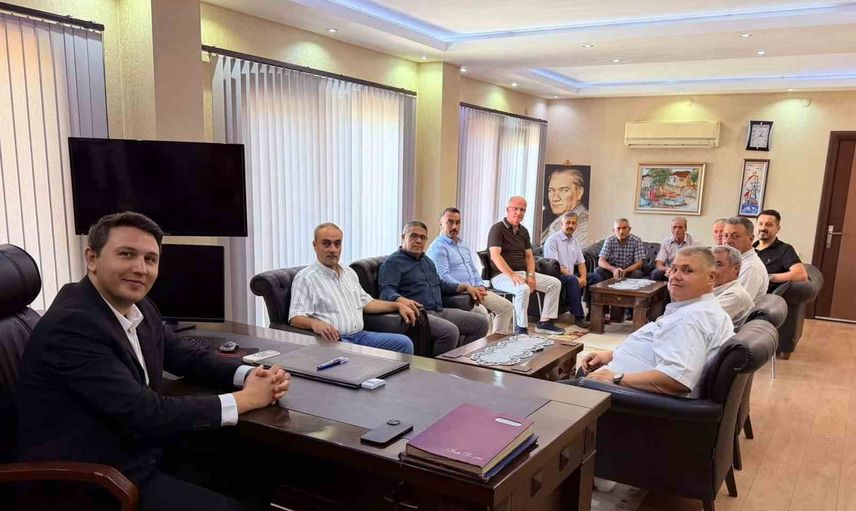Buharkent muhtarları yeni kaymakamla iş birliğini pekiştirdi