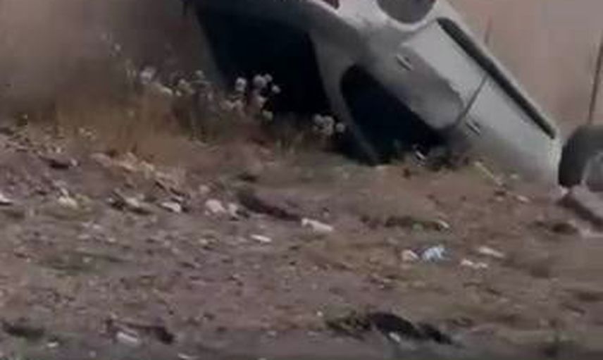 Huzurevleri'nde takla atan otomobilde bir kişi yaralandı