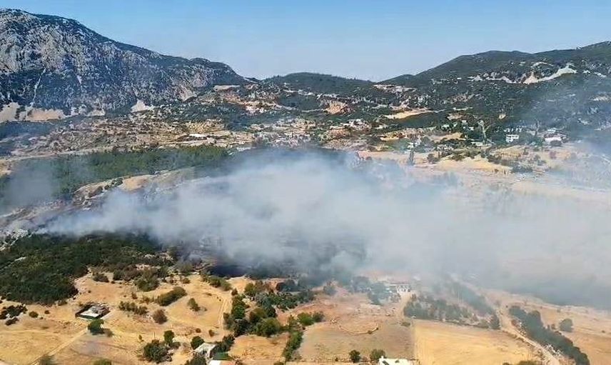 Kaş'ta İkizce'de alevlenen orman yangını hızlı müdahaleyle 2,5 saatte kontrol altına alındı