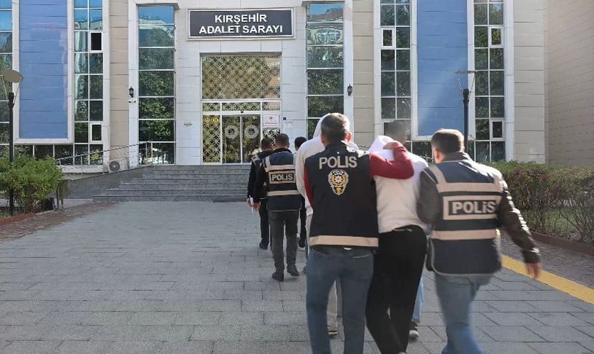 Kırşehir operasyonunda üç şüpheli tutuklandı