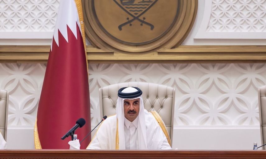 Katar emiri Al Thani'den Gazze açıklaması: sorumlular hesap vermeli, bölge güvenliği güçlendirilmeli