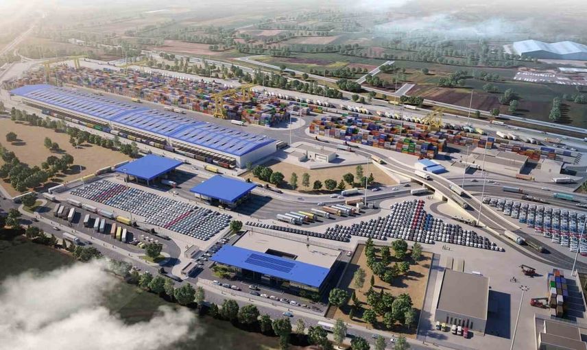Karabük lojistik merkezi için Railport'ta intermodal altyapı yerinde incelendi