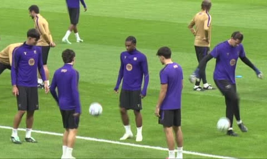 Barcelona, RAMS Park'ta taktik prova yapıp Galatasaray randevusuna hazır