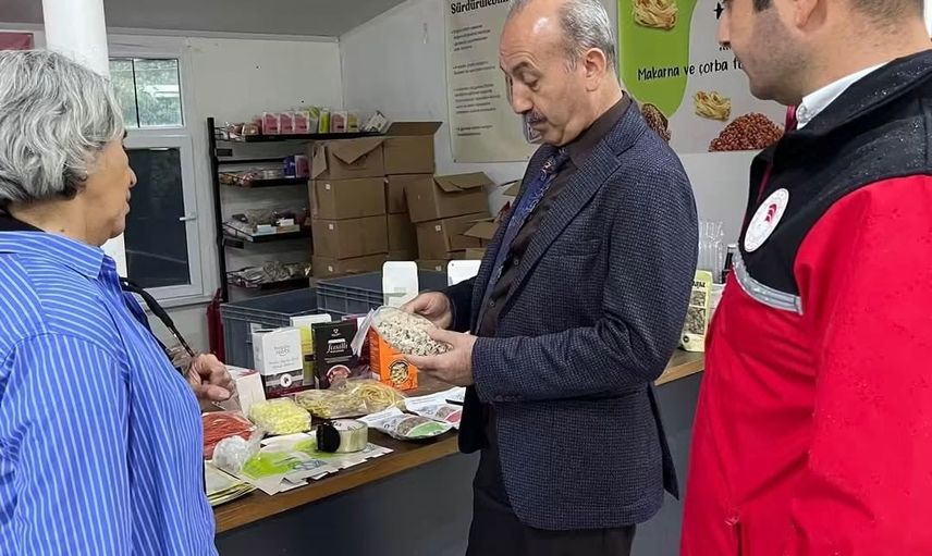 Manyas'ta baklagil ve organik makarna üretimi yerinde değerlendirildi
