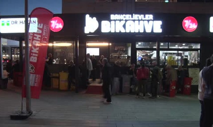 Basın için 7/24 açık kahve durağı: Bahçelievler'in BiKahve Ömür tesisi hizmete girdi