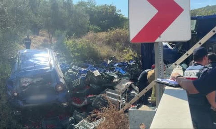 Virajı alamayan kamyonun çarpması İznik'te can aldı, iki sürücü yaralandı
