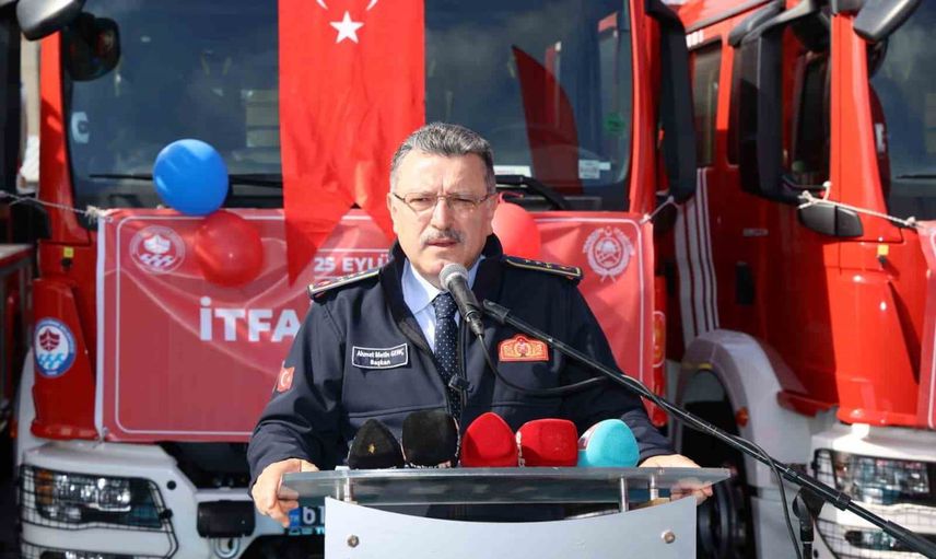 İtfaiye filomuz güçleniyor: 9 yeni müdahale aracı hizmete girdi