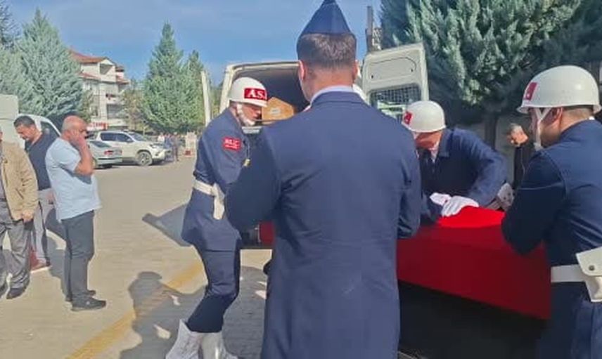 Hisarcık'ta Kıbrıs gazisi Mehmet Şener için askeri tören düzenlendi