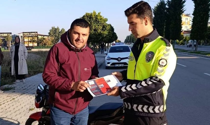 Beyşehir'de 'trafikte beni görün' ile engelsiz ulaşım vurgusu