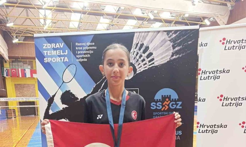 Manisalı sporcunun uluslararası sıçraması: Irmak Denktaş Zagreb'de bronz aldı