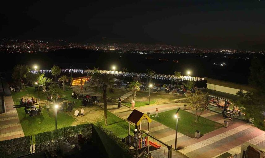 Gürsu seyir terası yaz sezonunda rekor ziyaretçi çekti