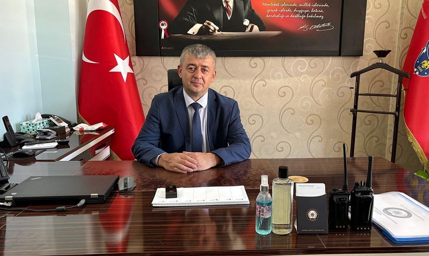 Kula'nın huzurunda yeni sorumluluk: emniyet amiri Ayhan Camcı göreve başladı