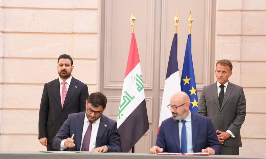pariste buluşma: fransa ile irak 6 mutabakat zaptı imzaladı