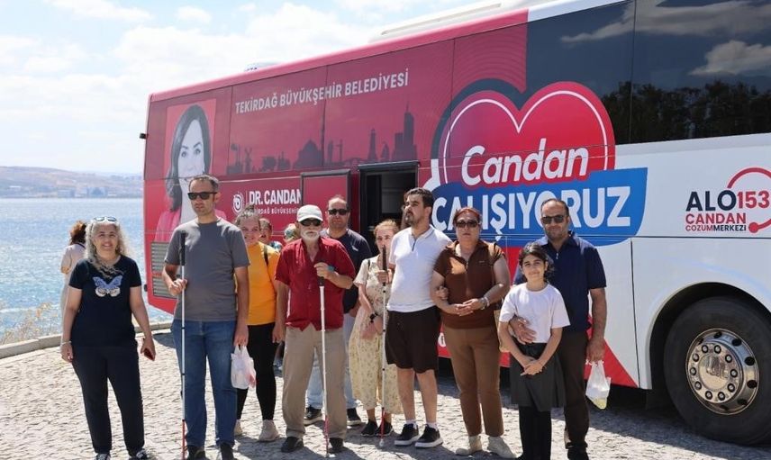 Engelsiz Çanakkale yolculuğu Altı Nokta Körler üyelerine tarihi tanıttı