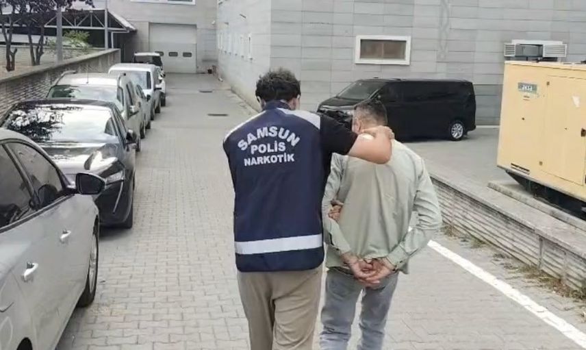 Samsun'da 12 yıl 6 ay hapis cezası kesinleşen uyuşturucu hükümlüsü cezaevine gönderildi
