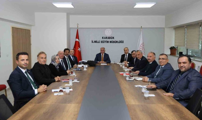 Karabük'te iki haftalık rehberlik ve denetim süreci değerlendirmesi yapıldı