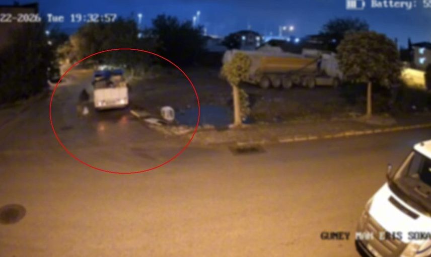 Kamera uyarısıyla Körfez'de boş arazideki atıkları geri topladılar