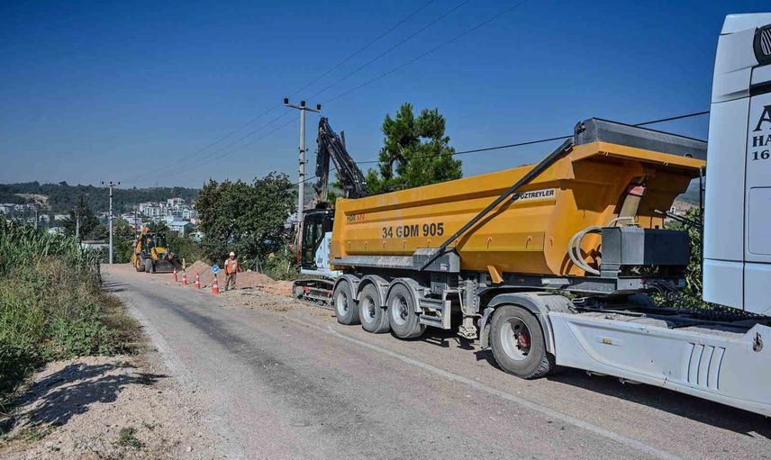 Büyükşehirden yeni yerleşimlere güçlü altyapı hamlesi