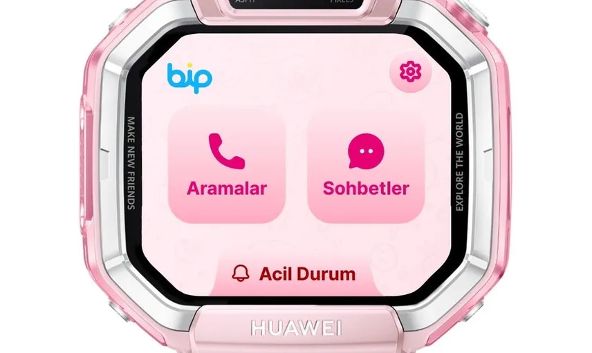 Ebeveyn kontrolü parmaklarınızın ucunda: BiP destekli Huawei Watch Kids X1 Turkcell'de
