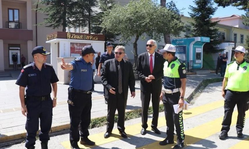 Bozüyük'te yaya önceliği vurgulandı: kaymakamlık koordinasyonunda trafik eğitimi