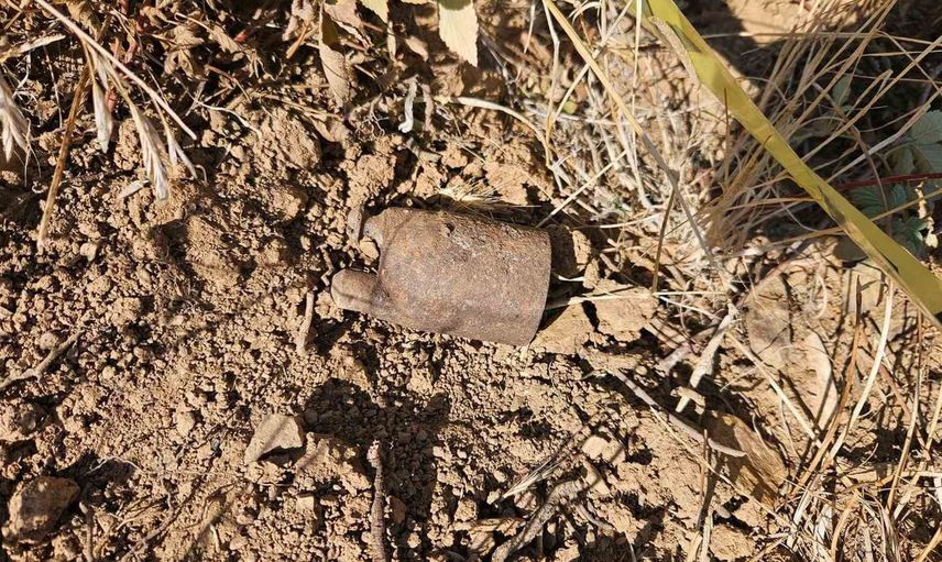 Orhangazi'de tarlada bulunan 1897 yapımı tüfek bombaları için imha çalışması
