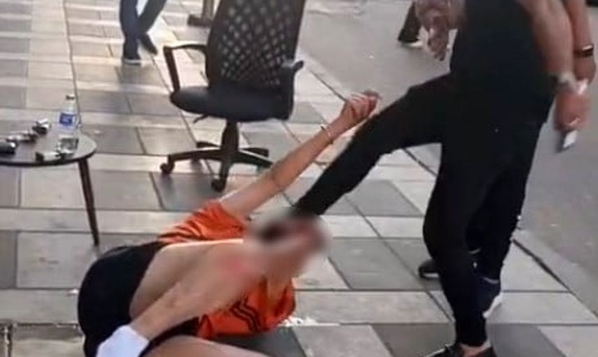 Kilis’te Erdem sokakta cep telefonu kaydına yansıyan darp anları
