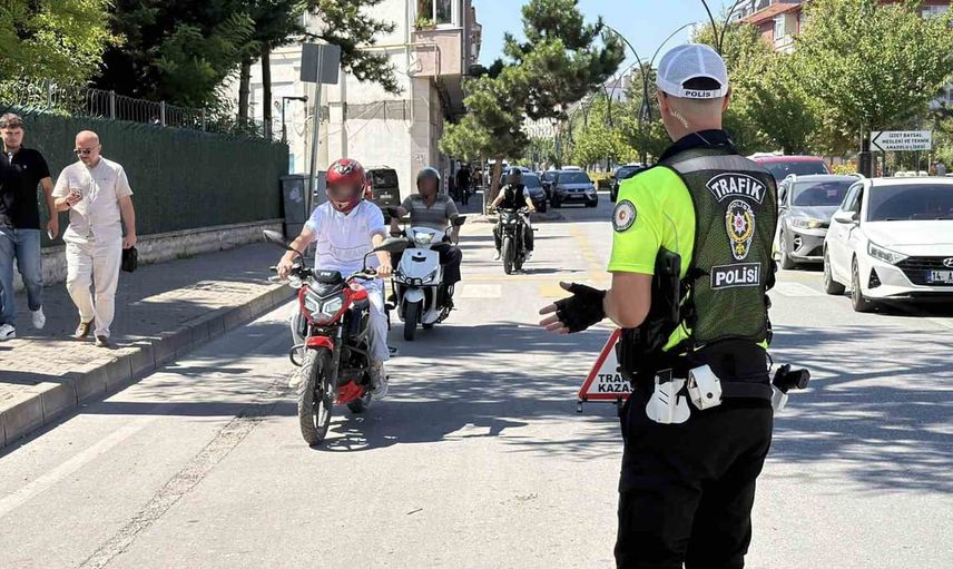 Bolu'da trafik güvenliğini güçlendirmeye yönelik motosiklet denetimleri genişletildi