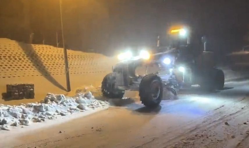 Uludağ’da 20 santimetre kar: jandarma kış tedbirlerini sıklaştırdı