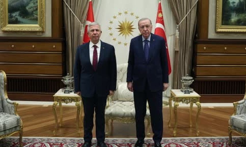 Külliye'de baş başa görüşme: Erdoğan ve Yavaş bir araya geldi