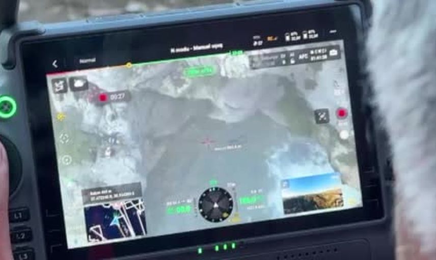 Termal görüntülerle kaydedilen kurtarma: helikopterle 10 gönüllüye yaklaşıldı