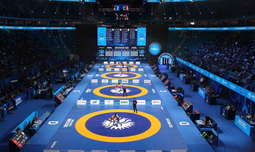 Astana'da grekoromen'de İran üstünlüğü, Sarıçiçek gümüşle döndü
