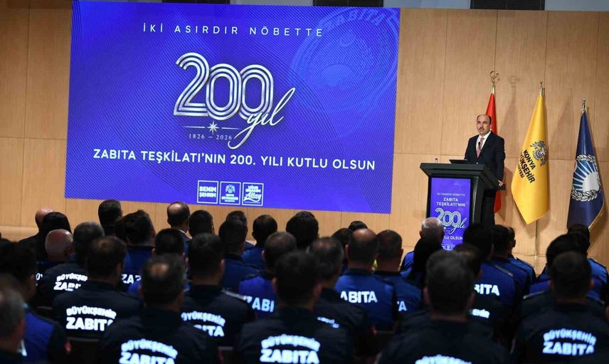 Konya'da başkanlar zabıta için vefa gösterisi yaptı