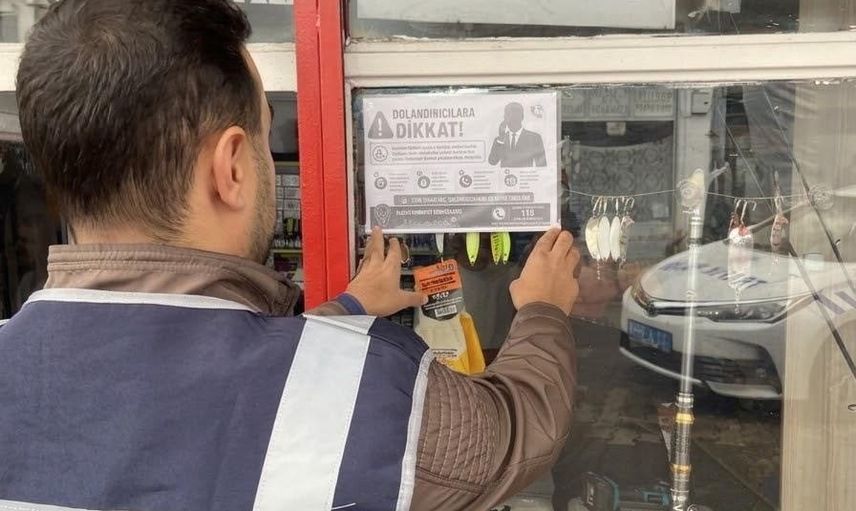 Keban'da sahte polis tuzağına karşı emniyetten bilgilendirme seferberliği