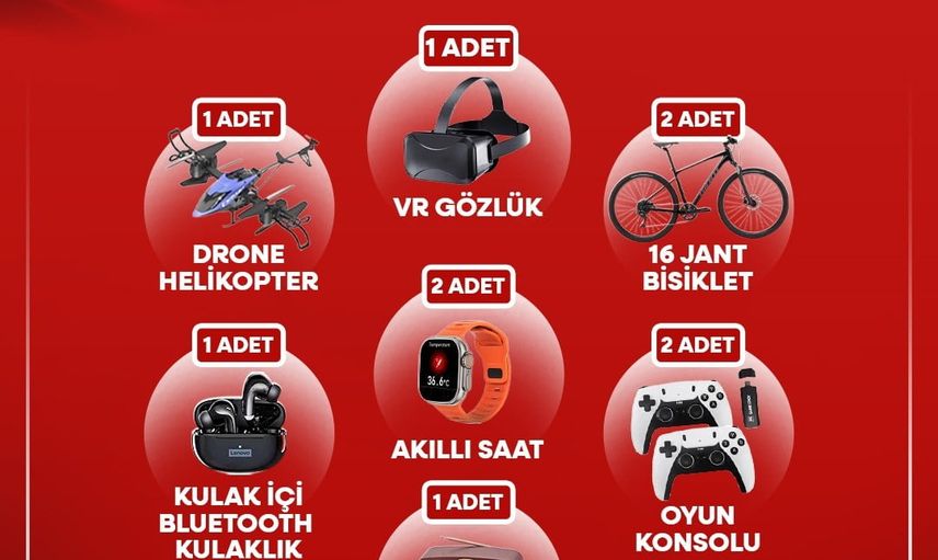 Canik'ten Zafer Bayramı için özel çekiliş: teknoloji ve eğlence hediyeleri